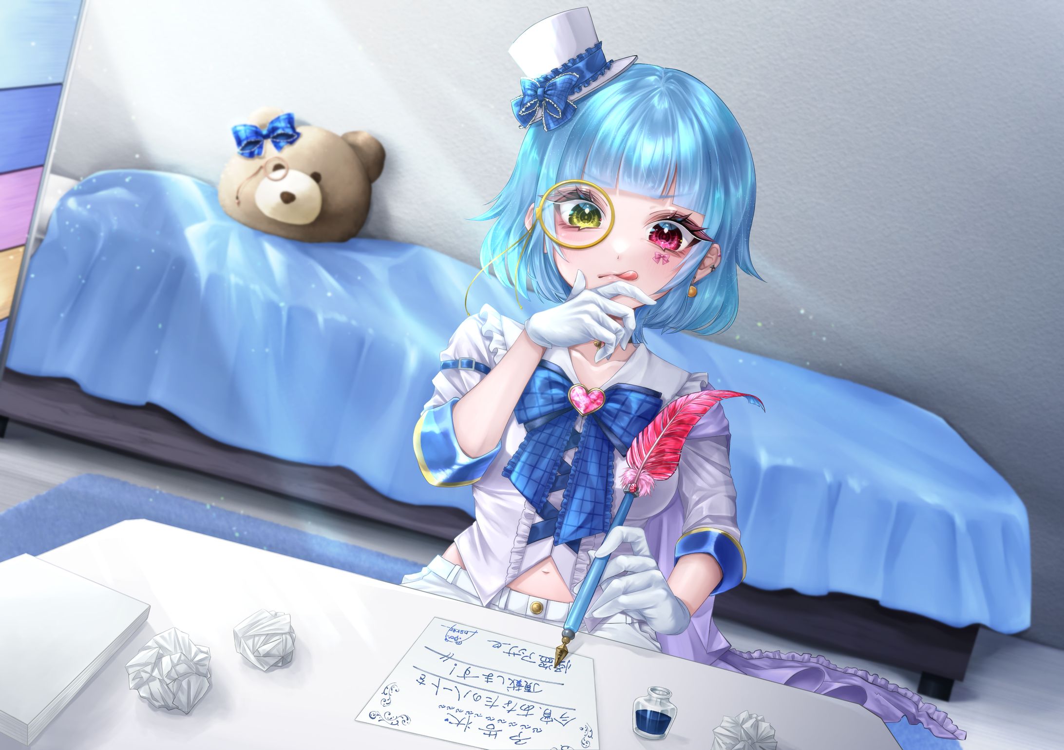 【ご依頼】怪盗アンサー様【一枚絵】-1