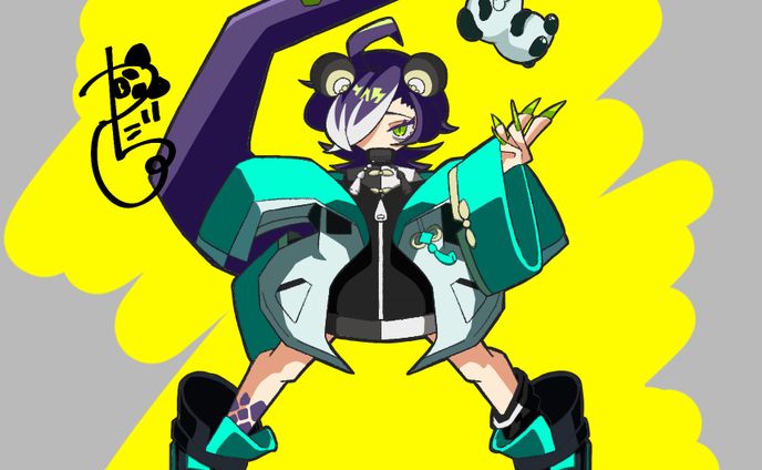 【全身デフォ】ぱんだうるす　が　しょうぶ　を　しかけにきた　！