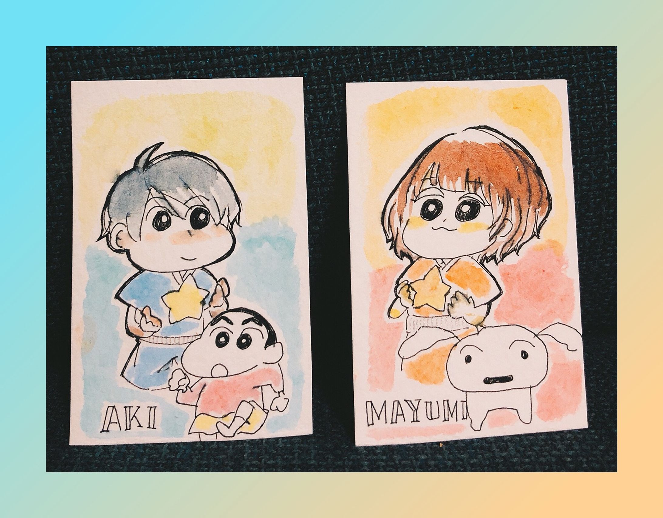 似顔絵_クレヨンしんちゃん風-1