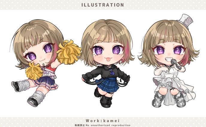 【ミニキャライラスト】MINT SPEC様