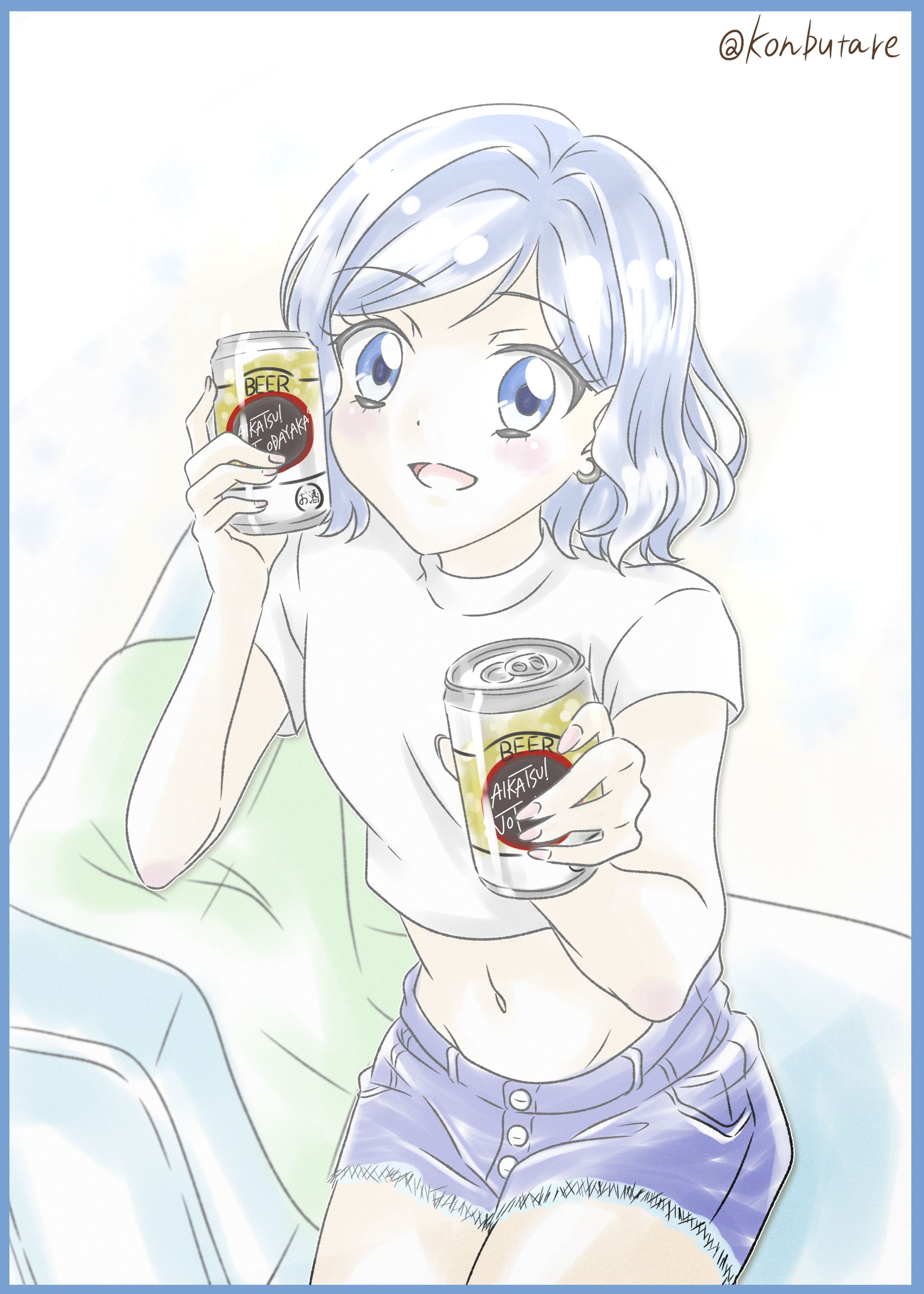 【カラーイラスト】アイカツ_霧矢あおいver.劇場版-1