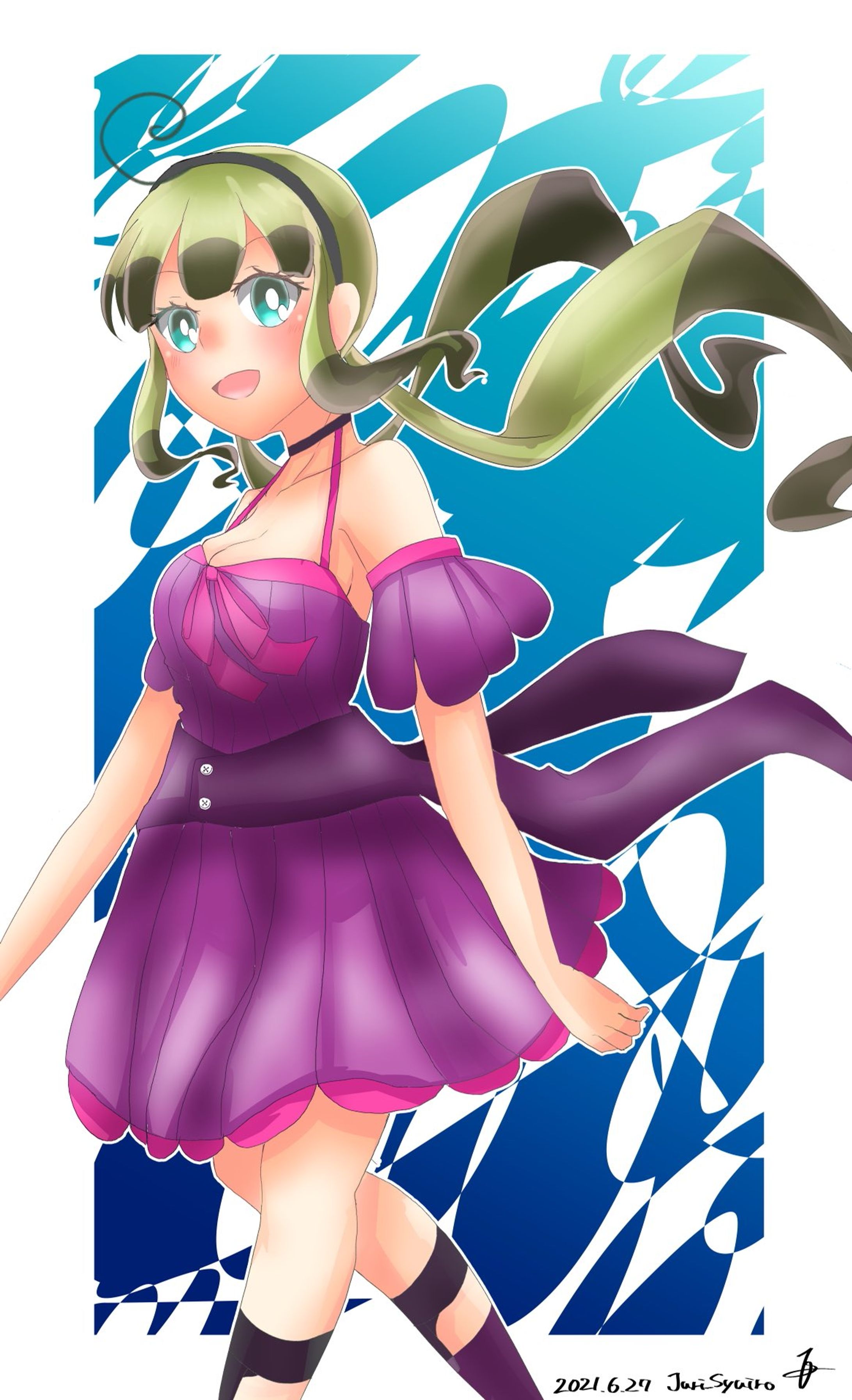 擬人化キャラクターカラスノエンドウ-1