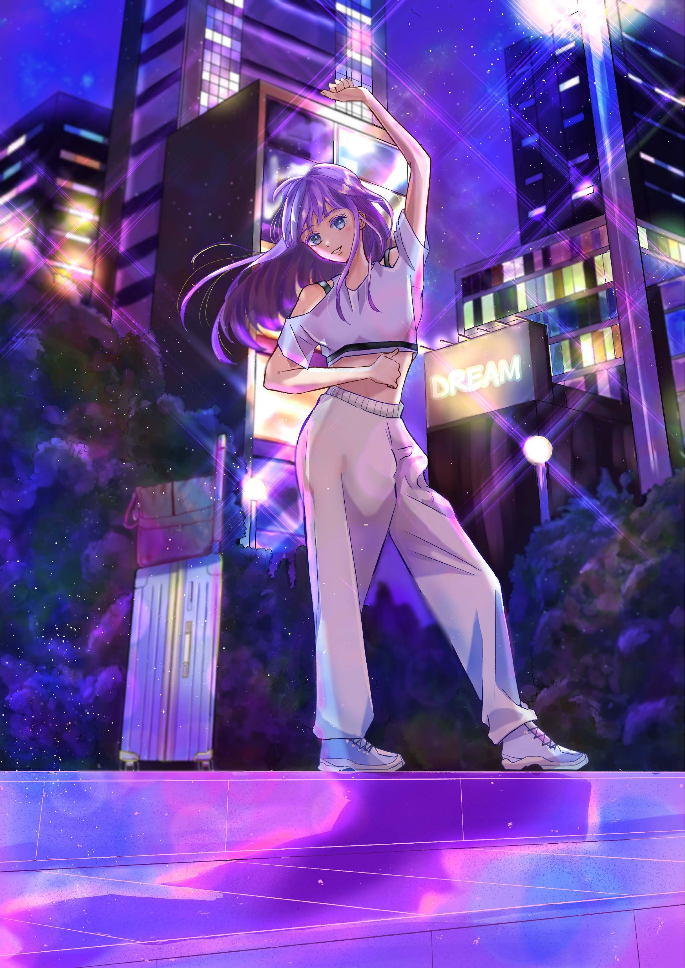 夜の公園-1