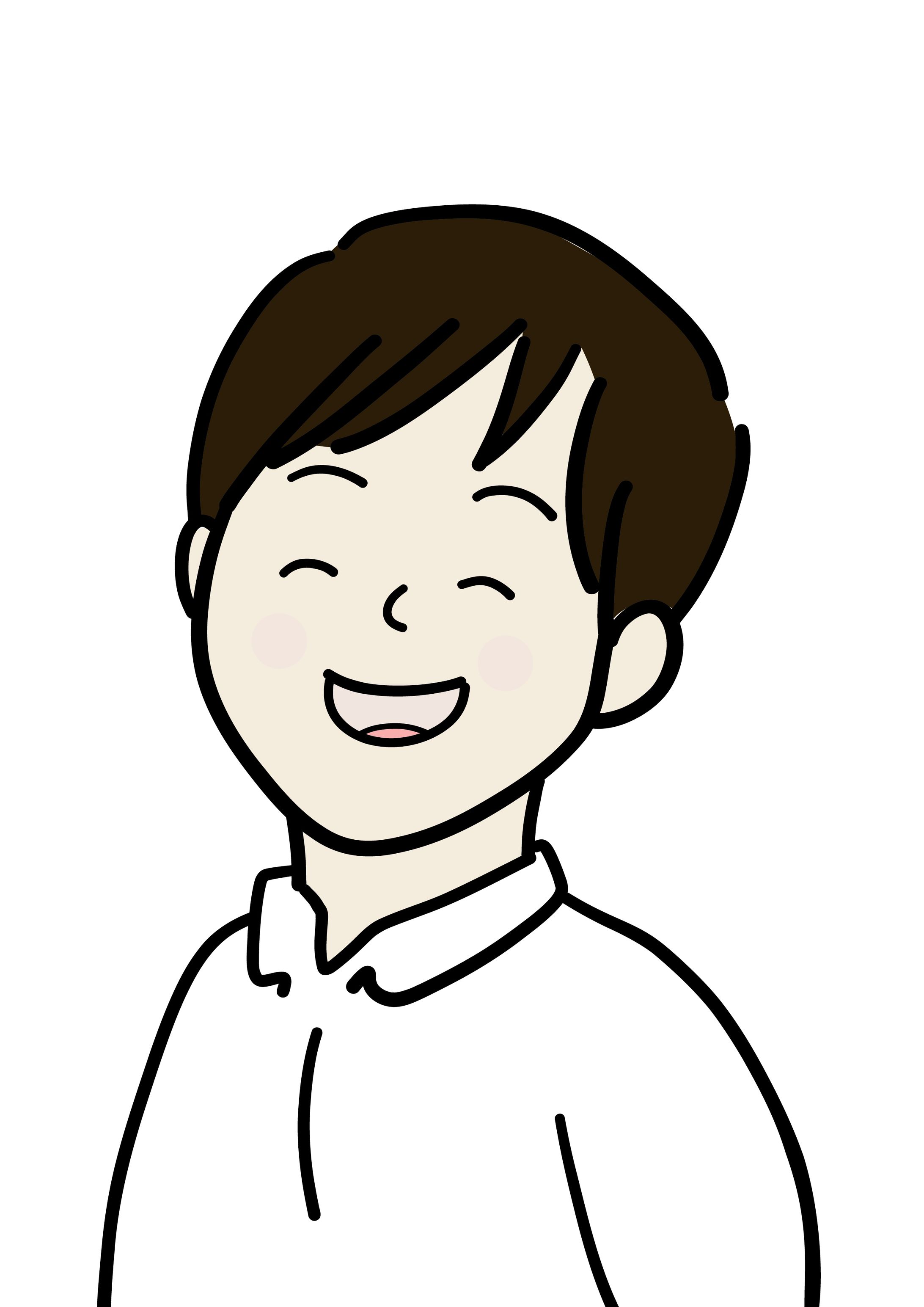 シンプルな線画イラスト-1