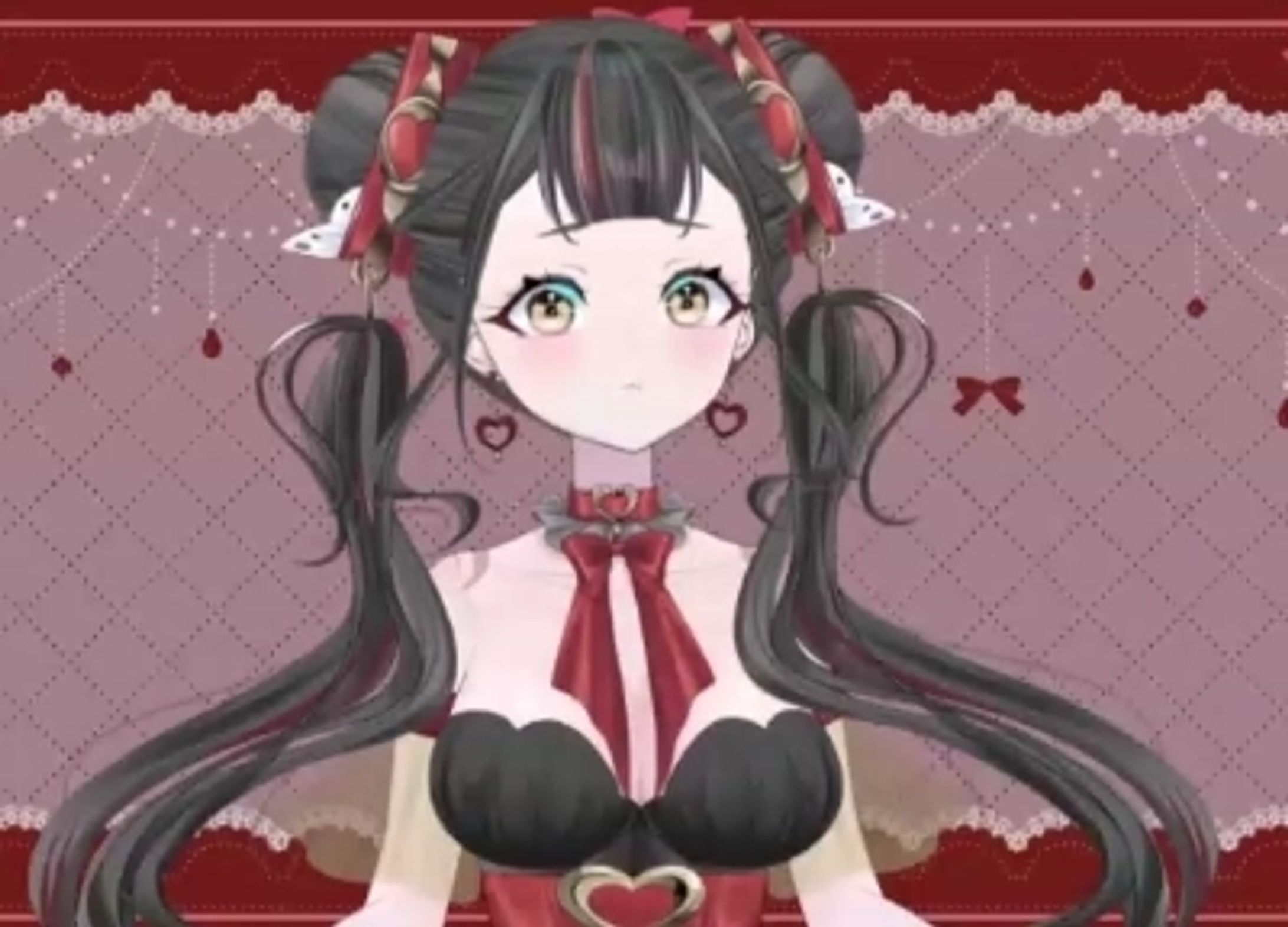 【work】live２D赤とリボンの子：表情差分込み-1