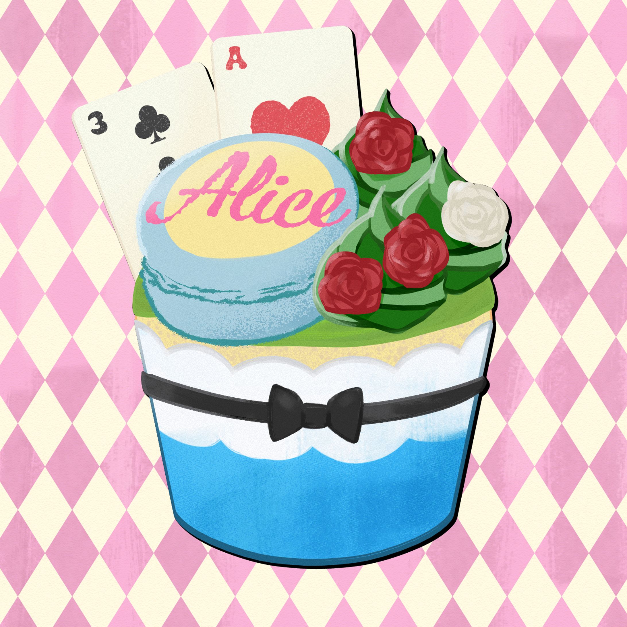 キャラクターイメージカップケーキ-1