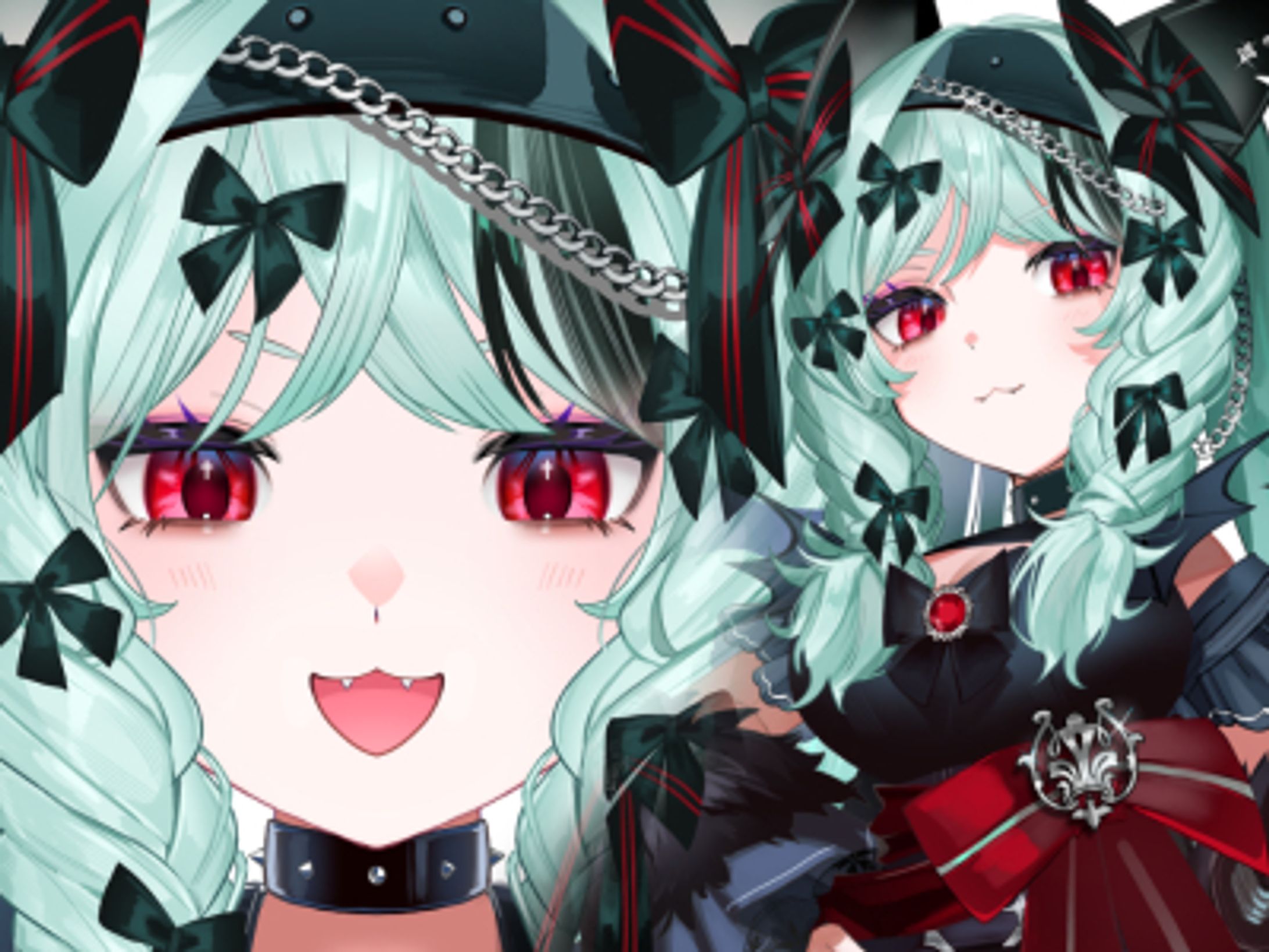 宵蝠ヌウ様🦇Live2Dイラスト-1