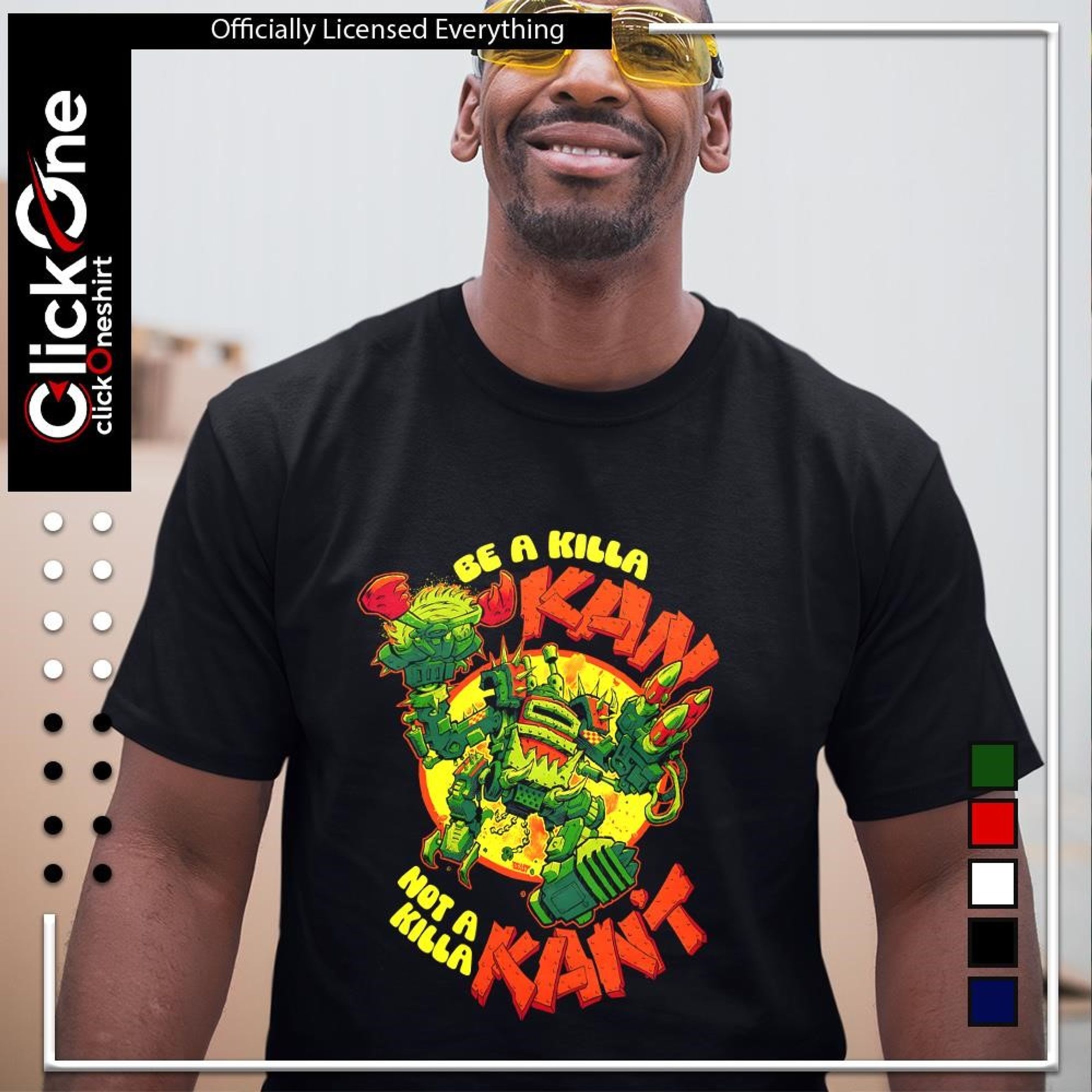 Be a Killa – Grimdark Machine Humor Tee-1