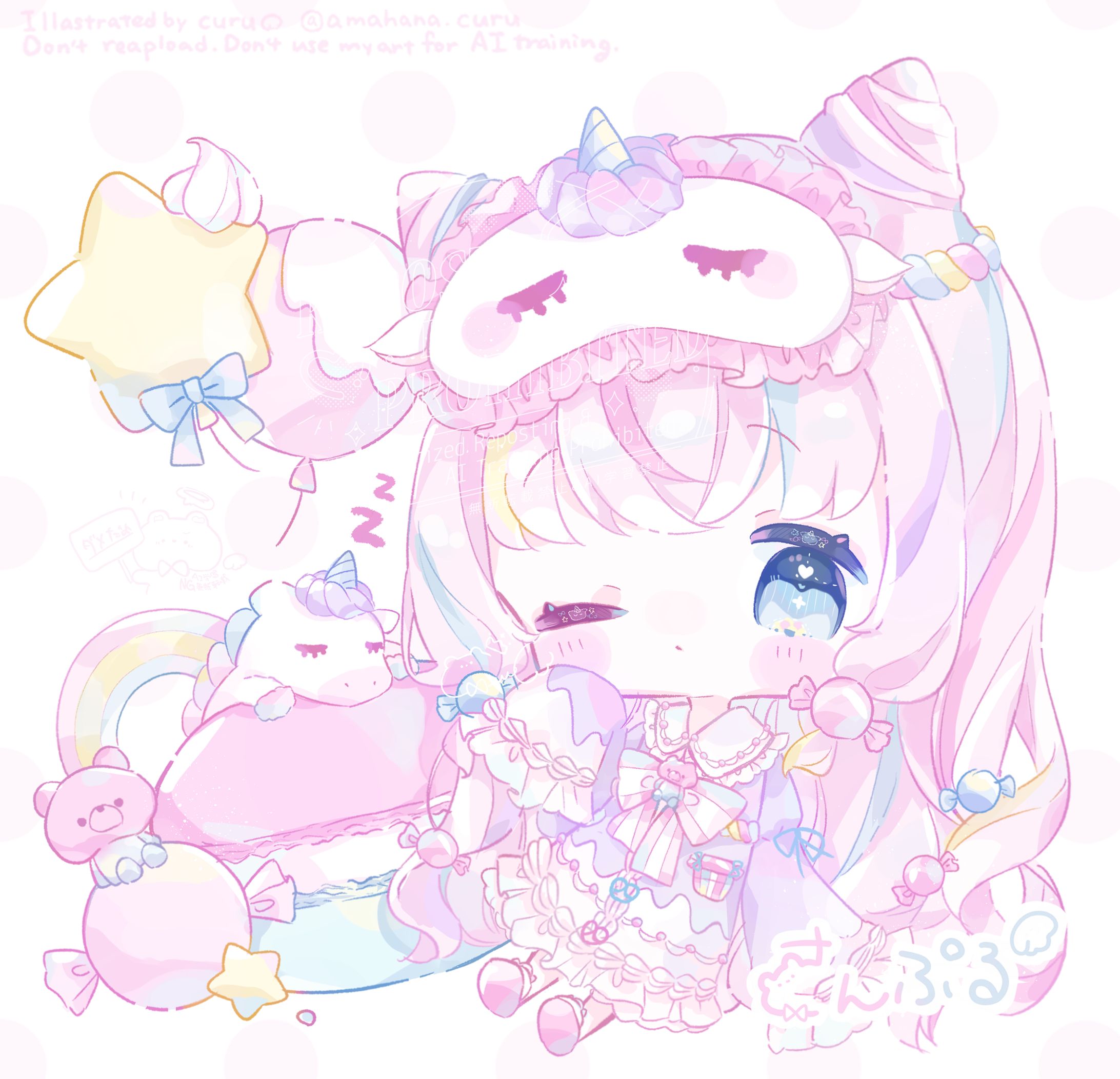 かろまさん　グッズ用ミニキャライラスト-1