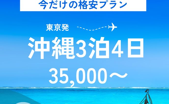 【沖縄旅行のバナー広告】　架空バナー