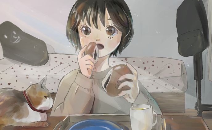 twitter、ファッションイラスト