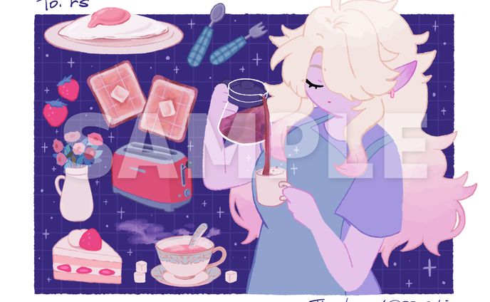 2022.3.7/skebリクエストイラスト