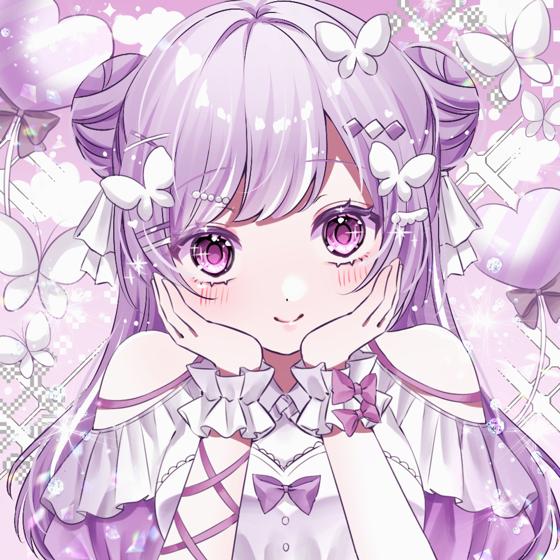 白羽なび様　アイコン用イラスト-1