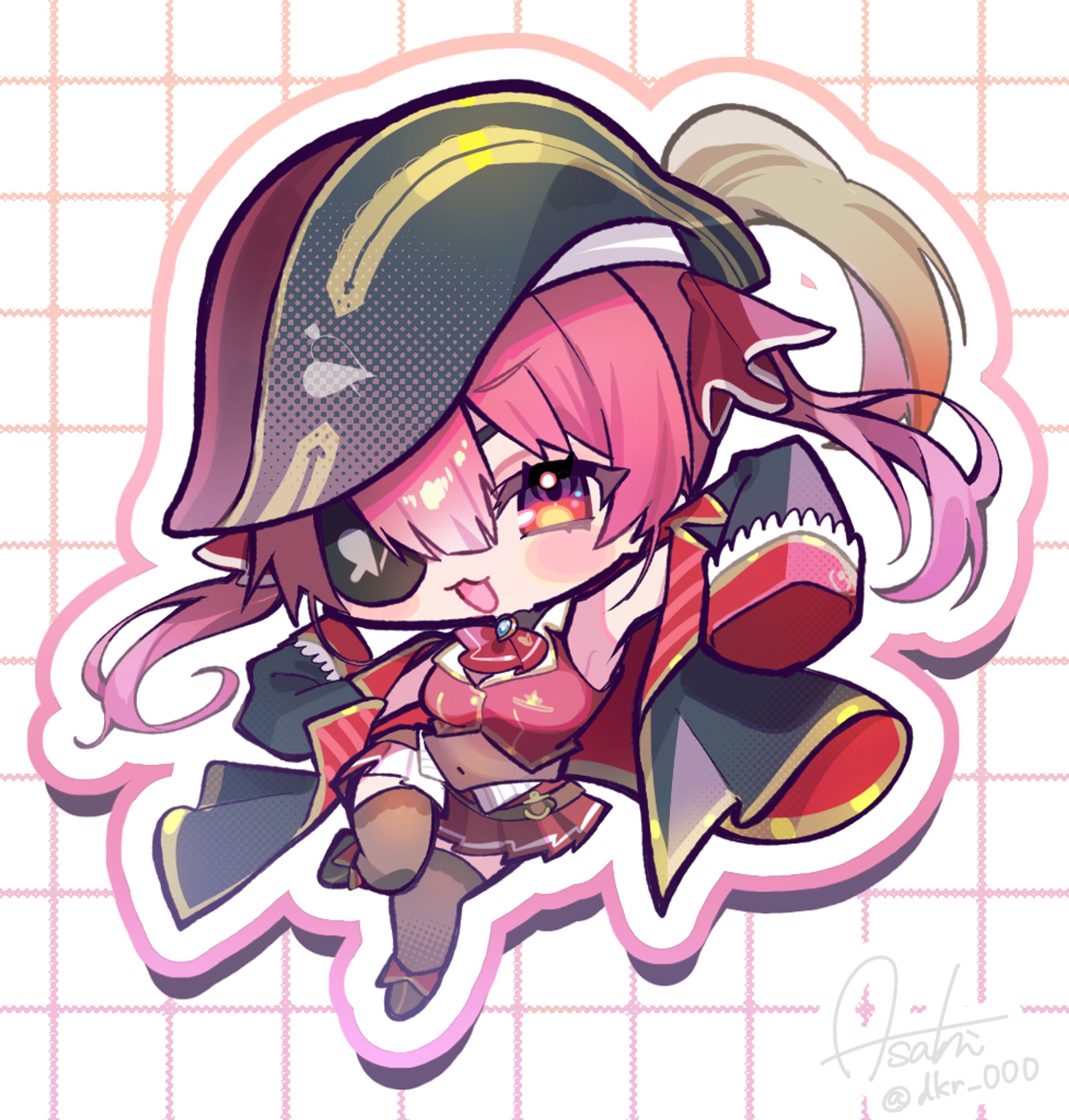 【イラストオーダー】【ファンアート】リクエストページ⑩ ファンアート 宝鐘マリン