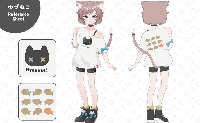 ゆづねこ｜キャラクター立ち絵