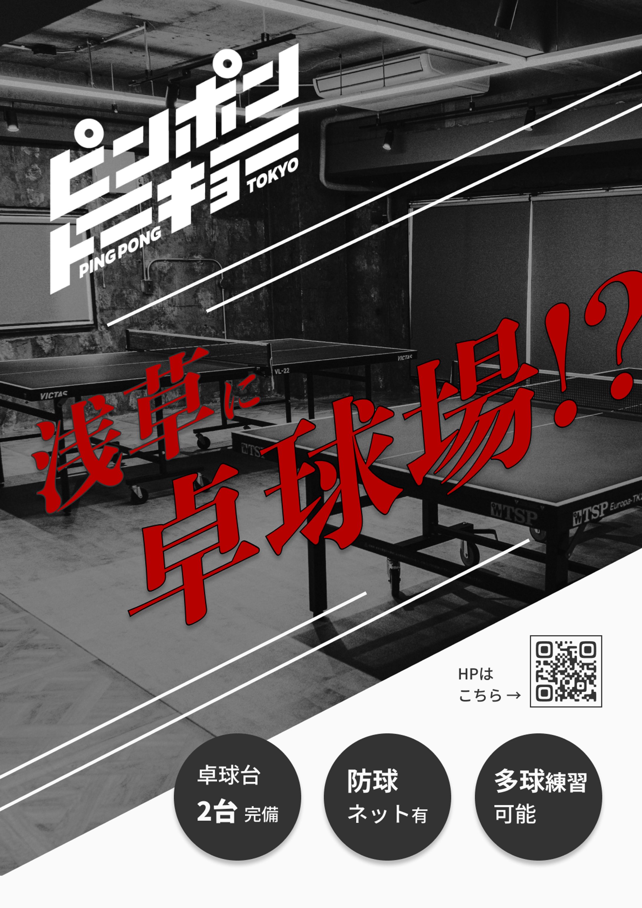 【架空チラシ】スポーツ練習場のチラシ-1
