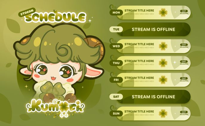 Kumori Schedule Sample