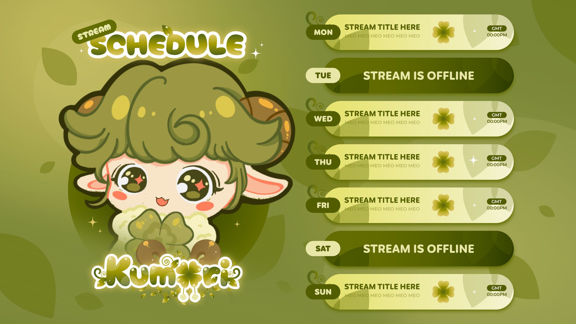 Kumori Schedule Sample-1