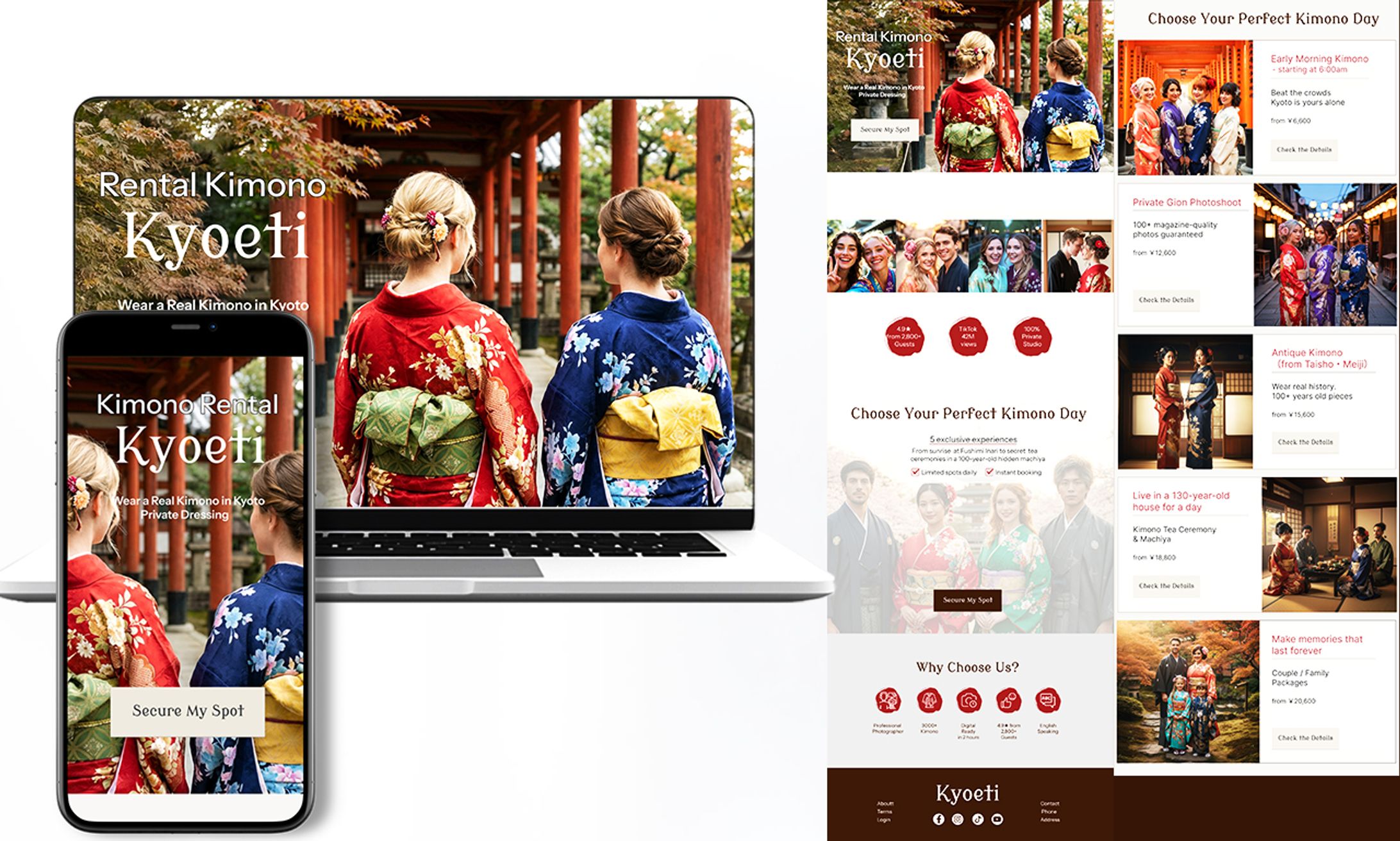 着物レンタルサービスWebサイト制作-1