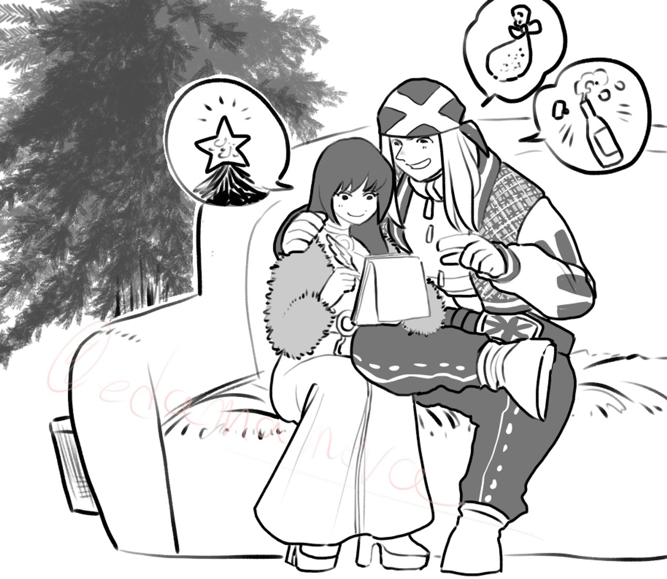 2022 クリスマスアドベントカレンダー漫画-1