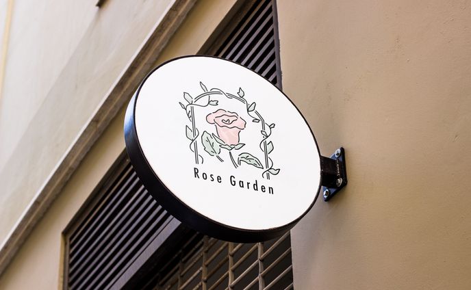 【自主制作】Rose Garden　ロゴ