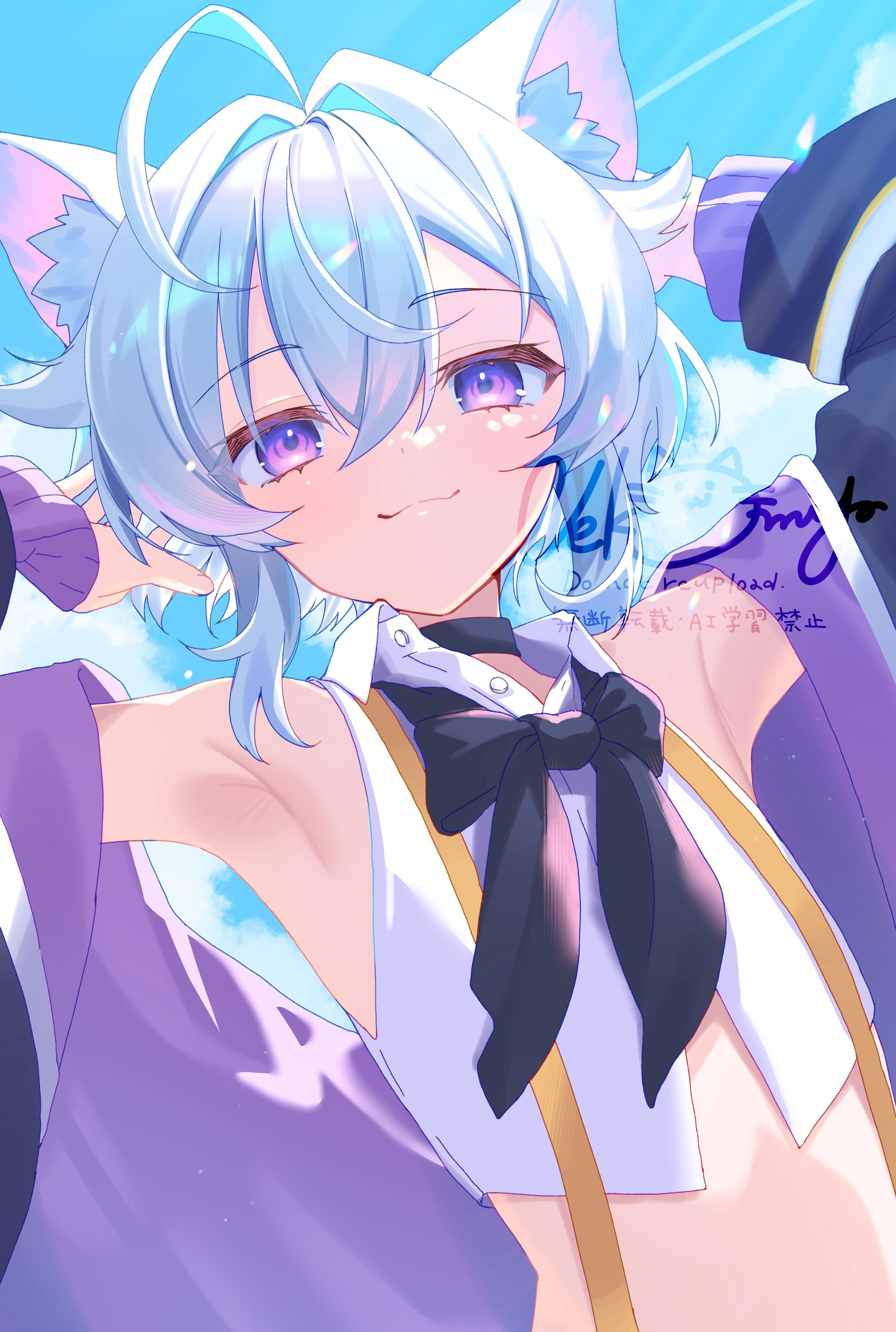 バストアップイラスト / 猫宮ノル-1
