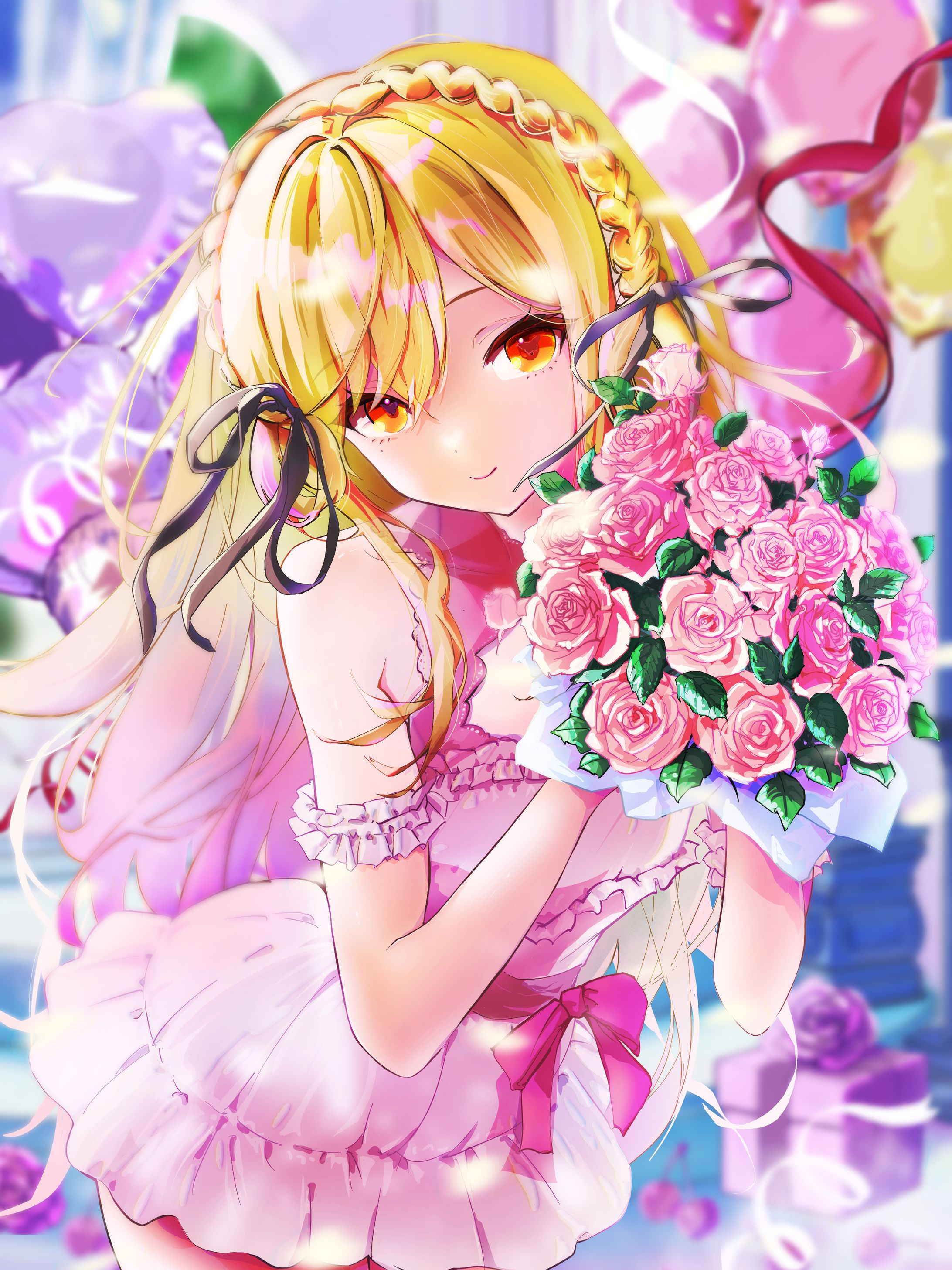 夢魅かえで様お誕生日イラスト-1