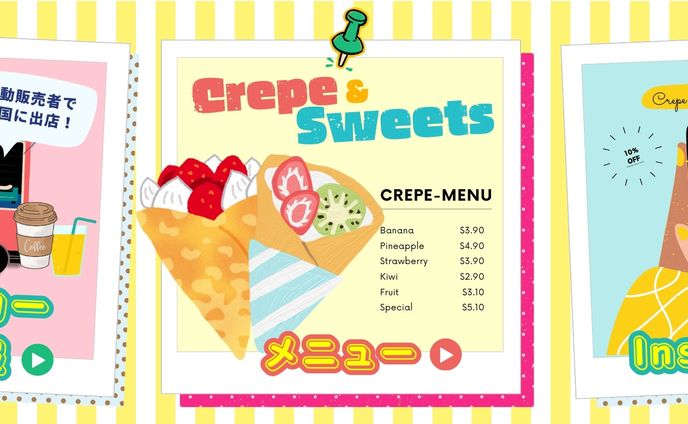 クレープ屋リッチメニュー