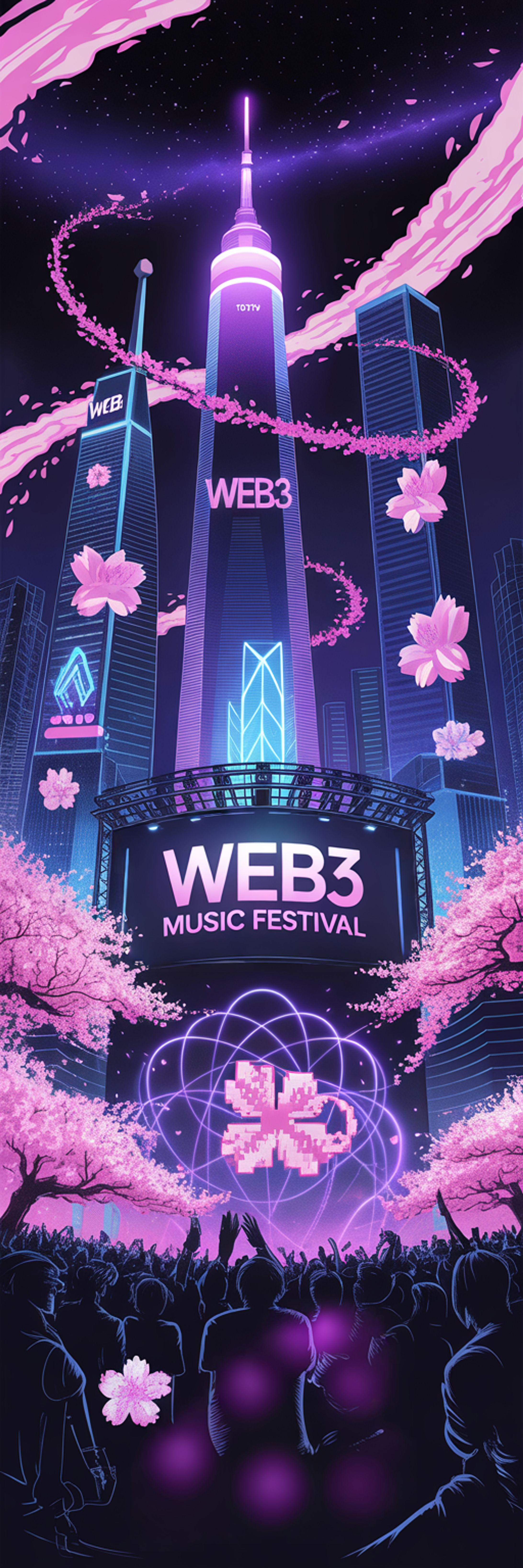 web3 music festival banner design-1