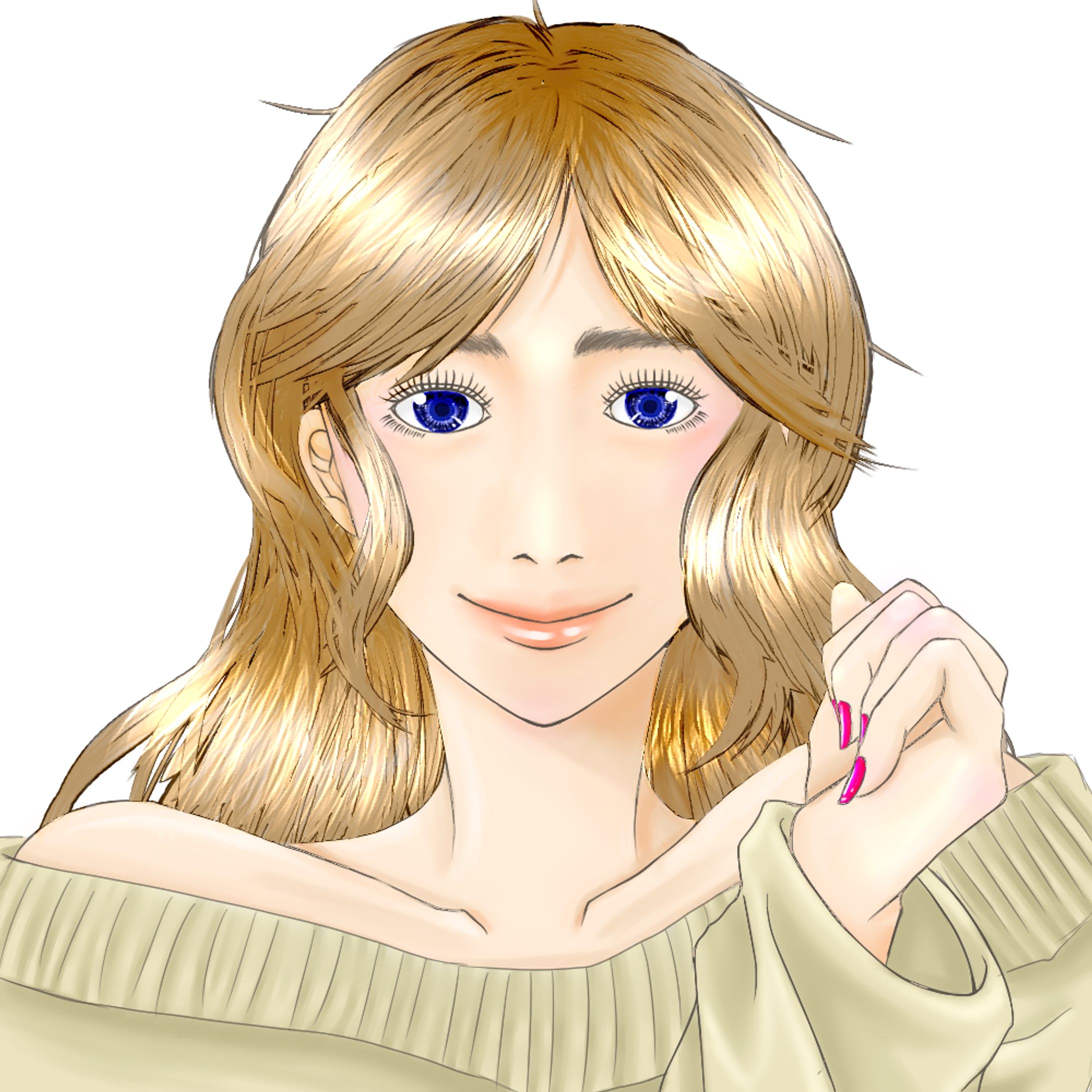 女性　イラスト-1