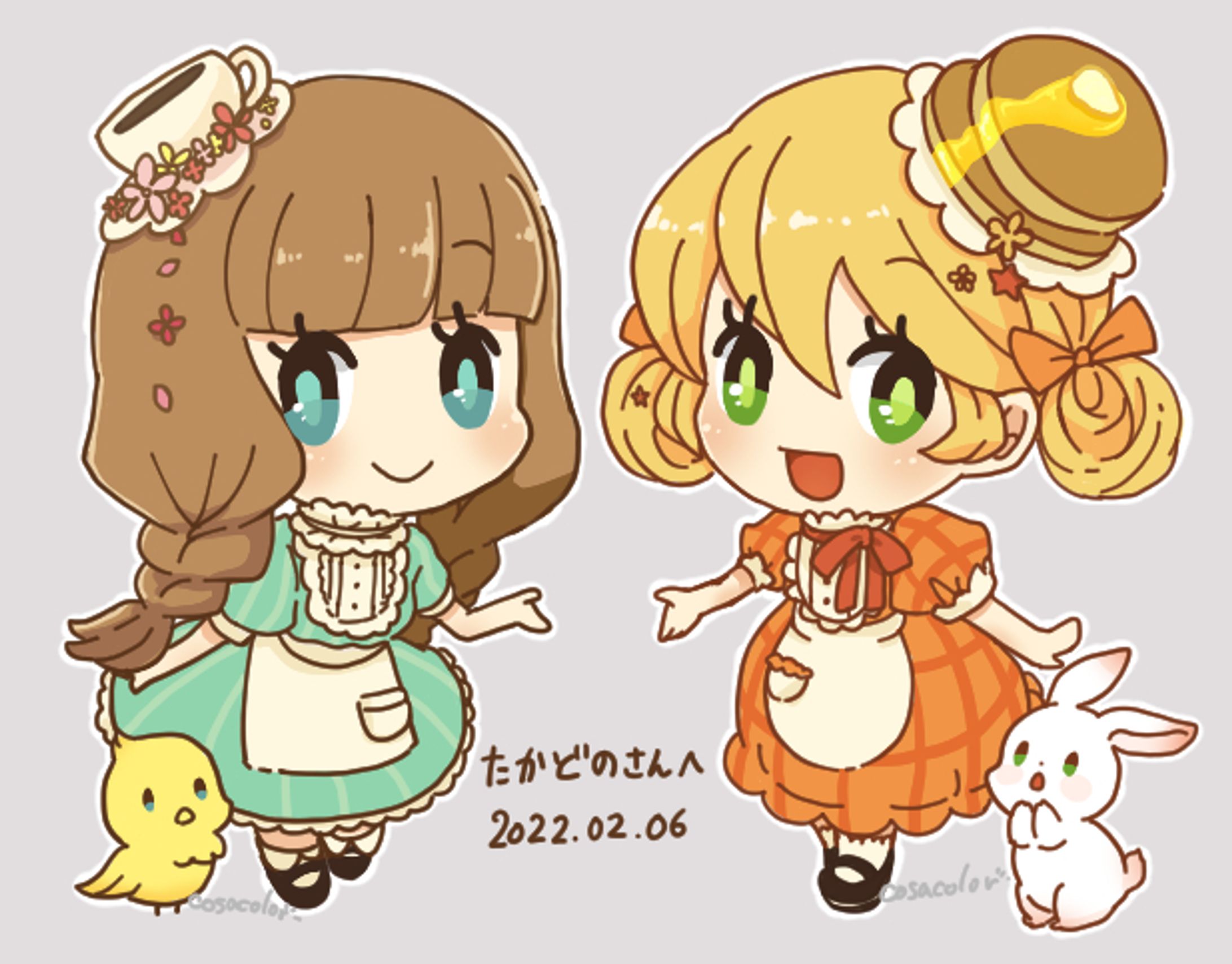 あなたのおうちの子SDキャラで描かせてください企画イラスト-1