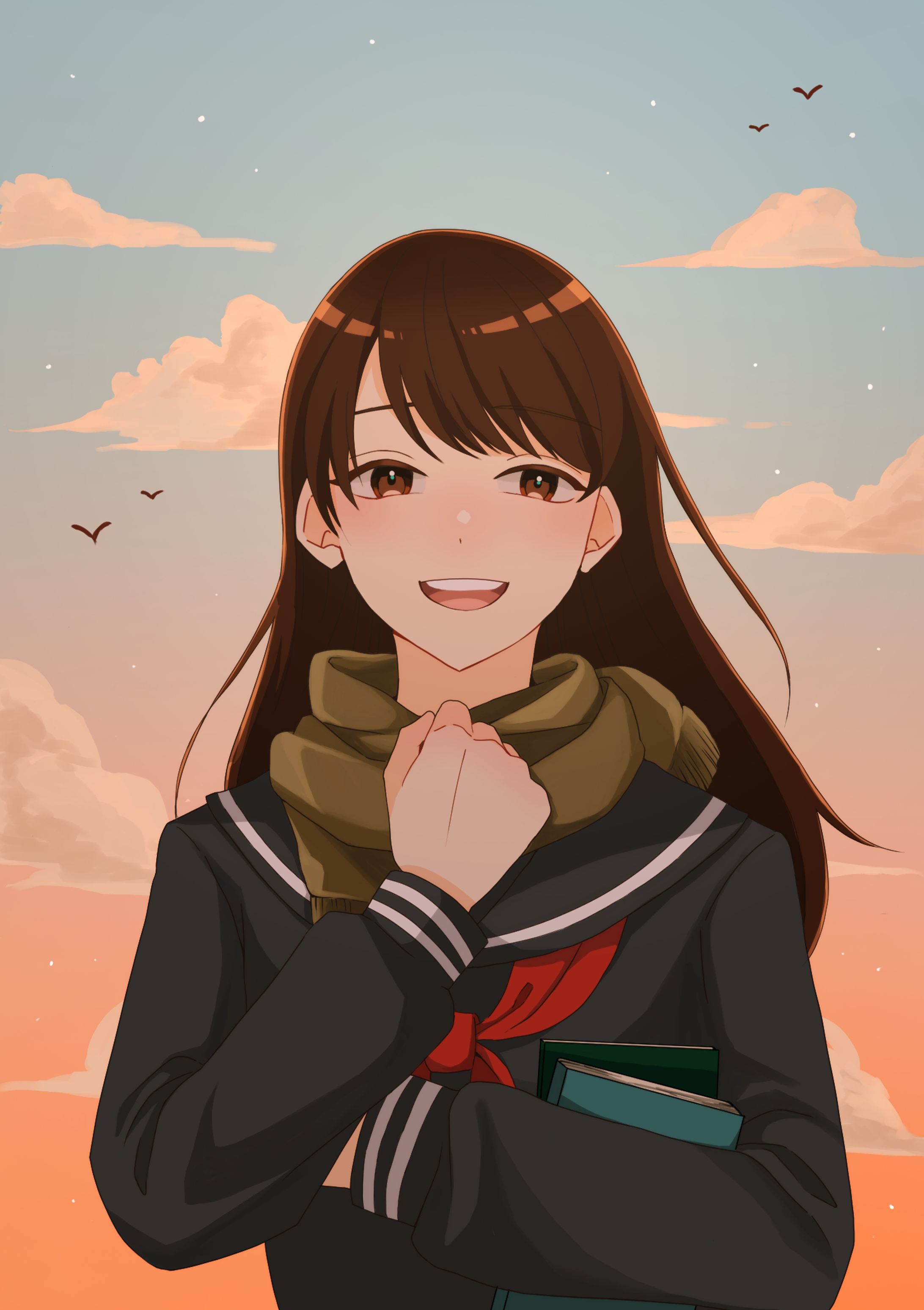 イラスト【読書週間ポスター】-1