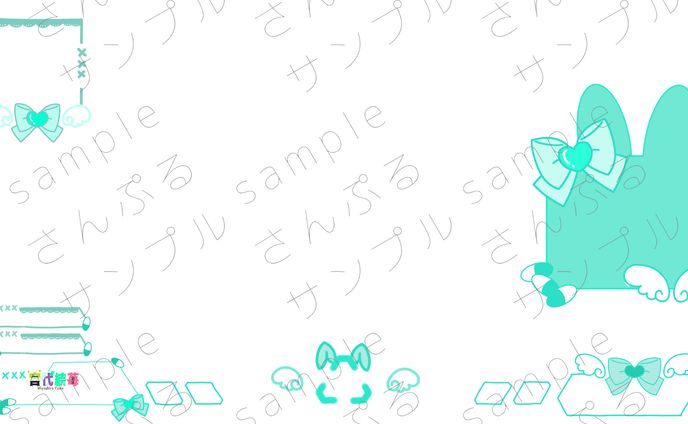 デザイン、イラスト、vtuber素材