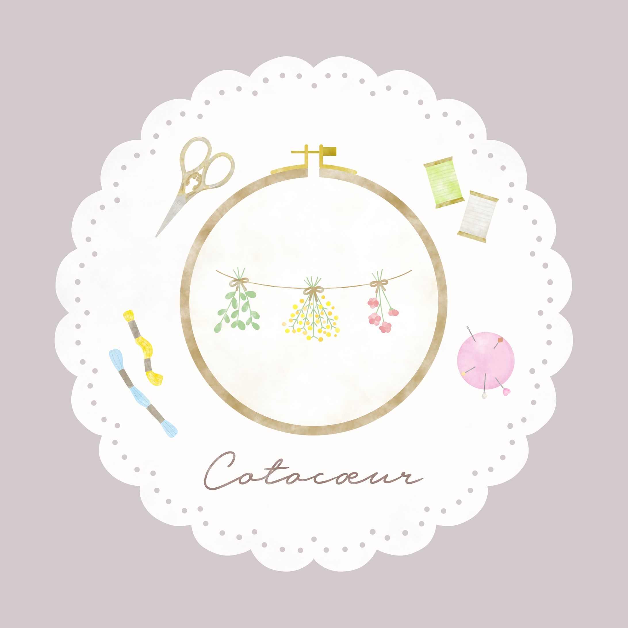 刺繍作家様　ロゴイラスト-1