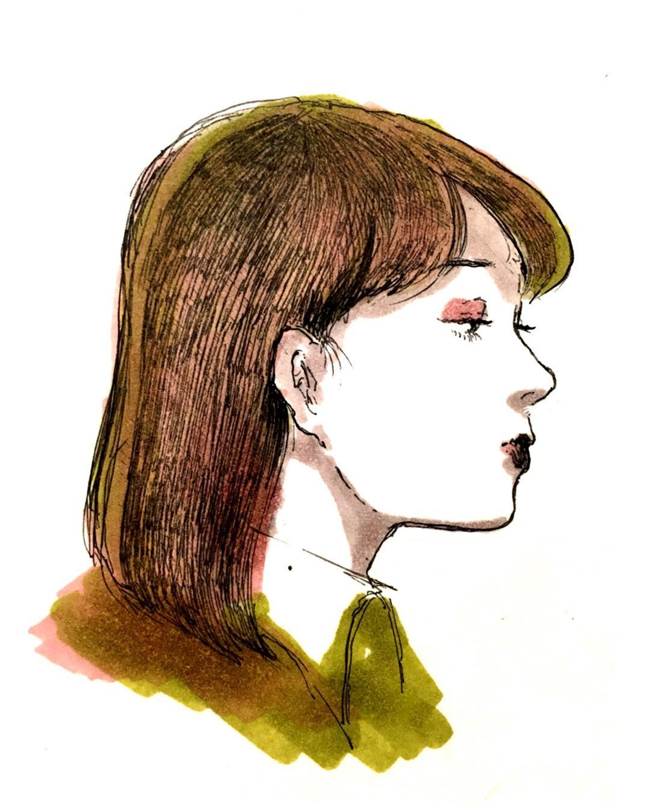 #アナログイラスト #イラスト #イラストレーション #illustration 
#コピック #女の子-1