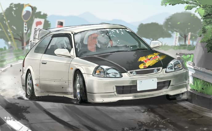 有償依頼作品 自動車のイラスト  