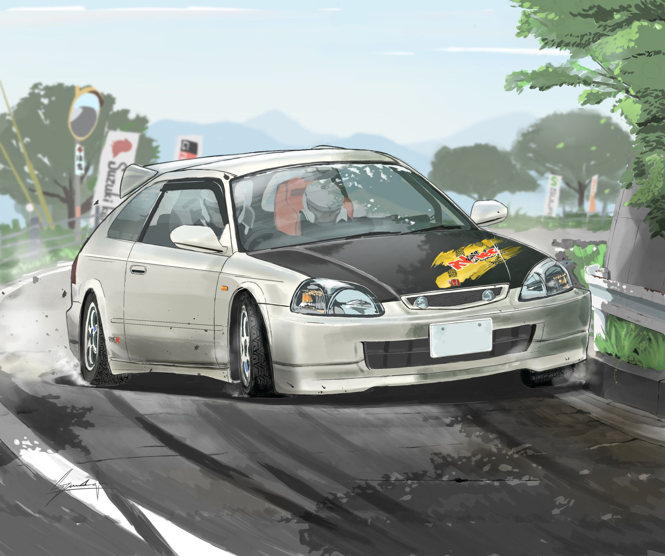 有償依頼作品 自動車のイラスト  -1