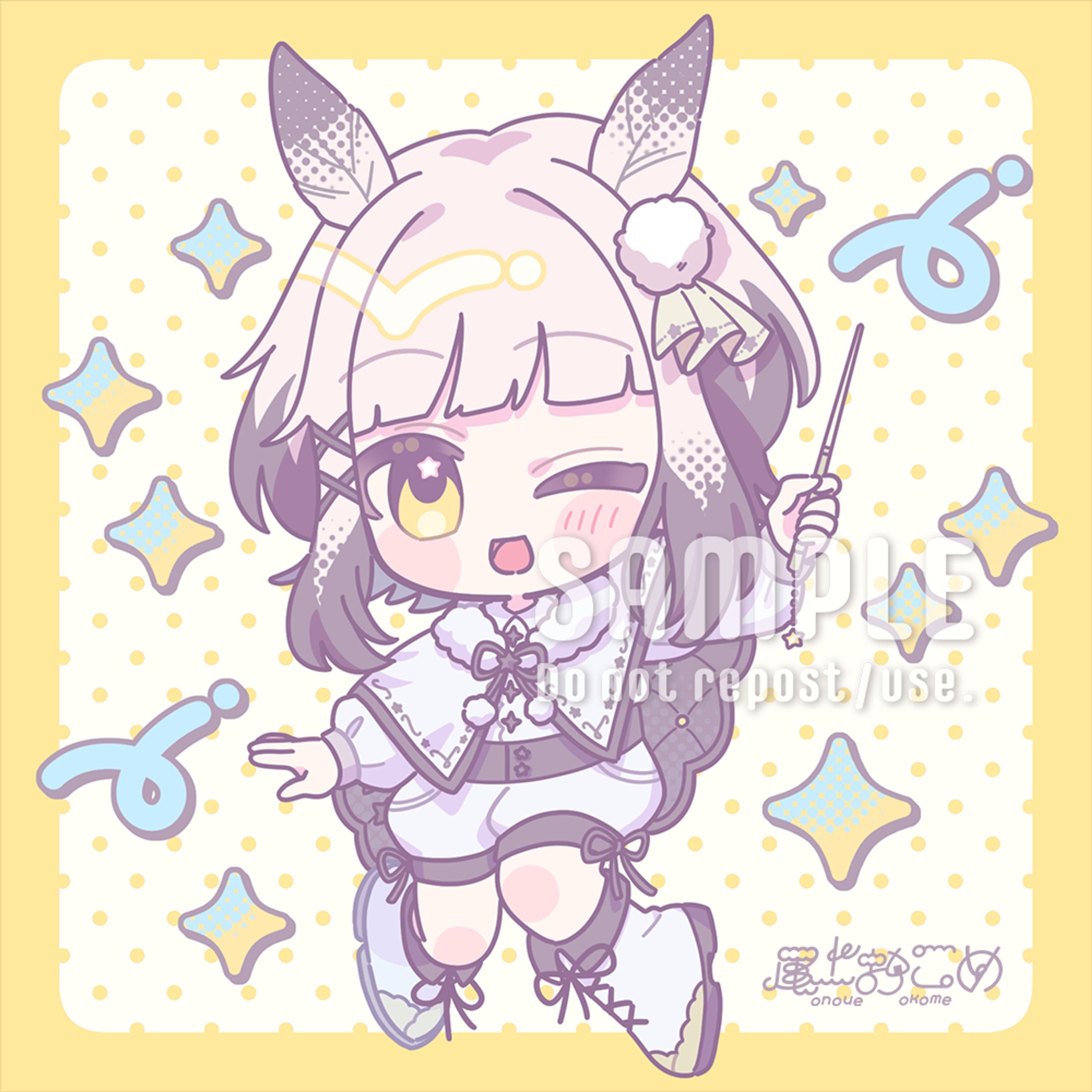 イブー・シュエット様 ミニキャライラスト-1
