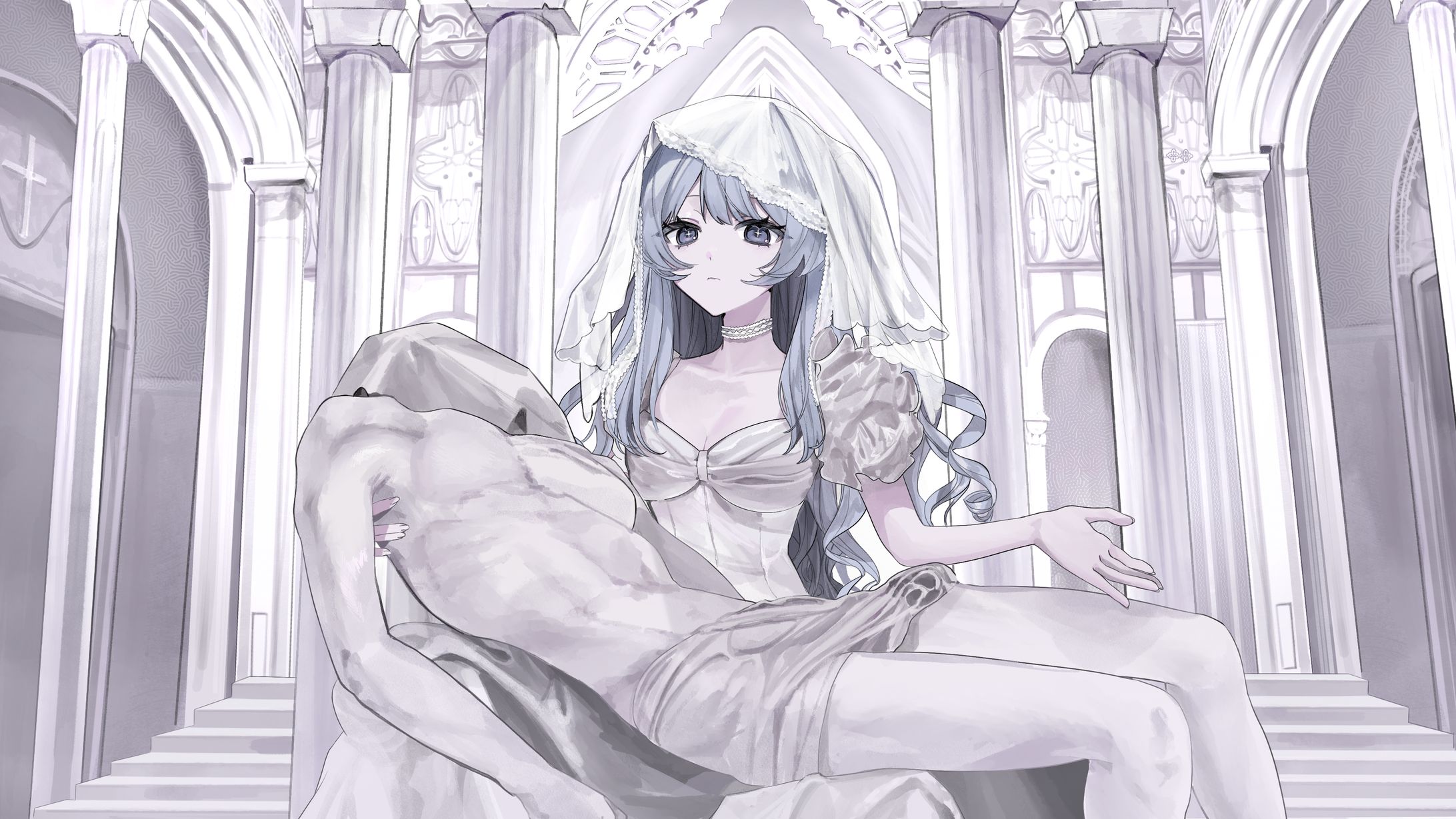 シスターソニア様　ルシファー（¿?様）MV.サムネイルイラスト制作-1