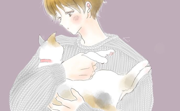 お姫様抱っこ。

君には毎日
『大好き』って言っちゃうんだ。

‎⋆ ･‎⋆ ･‎⋆ ‎⋆ ･‎⋆ ･‎⋆ ‎⋆ ･‎⋆ ･‎⋆ ･‎⋆
引き続き猫と男の子。

私は男の子を描いて、
セリフを書き込む時が
一番好きかもしれません…！

沢山の中から見つけて下さり
有難うございますーー‼︎

#猫と男の子 
#猫好きな方と繋がりたい 
#お姫様抱っこ 
#創作イラスト
#男の子イラスト 
#創作男子 
#男子イラスト 
#創作男子イラスト 
#男の子を描くのが好き 
#創作漫画
#ほんわかイラスト 
#ほのぼの男子 
#可愛い男の子 
#絵描きさんと繋がりたい 
#イラスト好きな人と繋がりたい 
#漫画好きな人と繋がりたい 
#軽美術部 
#軽美術部のみんなでフォローし合おう 

#anipiccom 
#anipraillustration 
#creatorsfile 
#irodoricampus 
#potofu 

@keivi.jp
@creatorsfile 
@anipraillustration