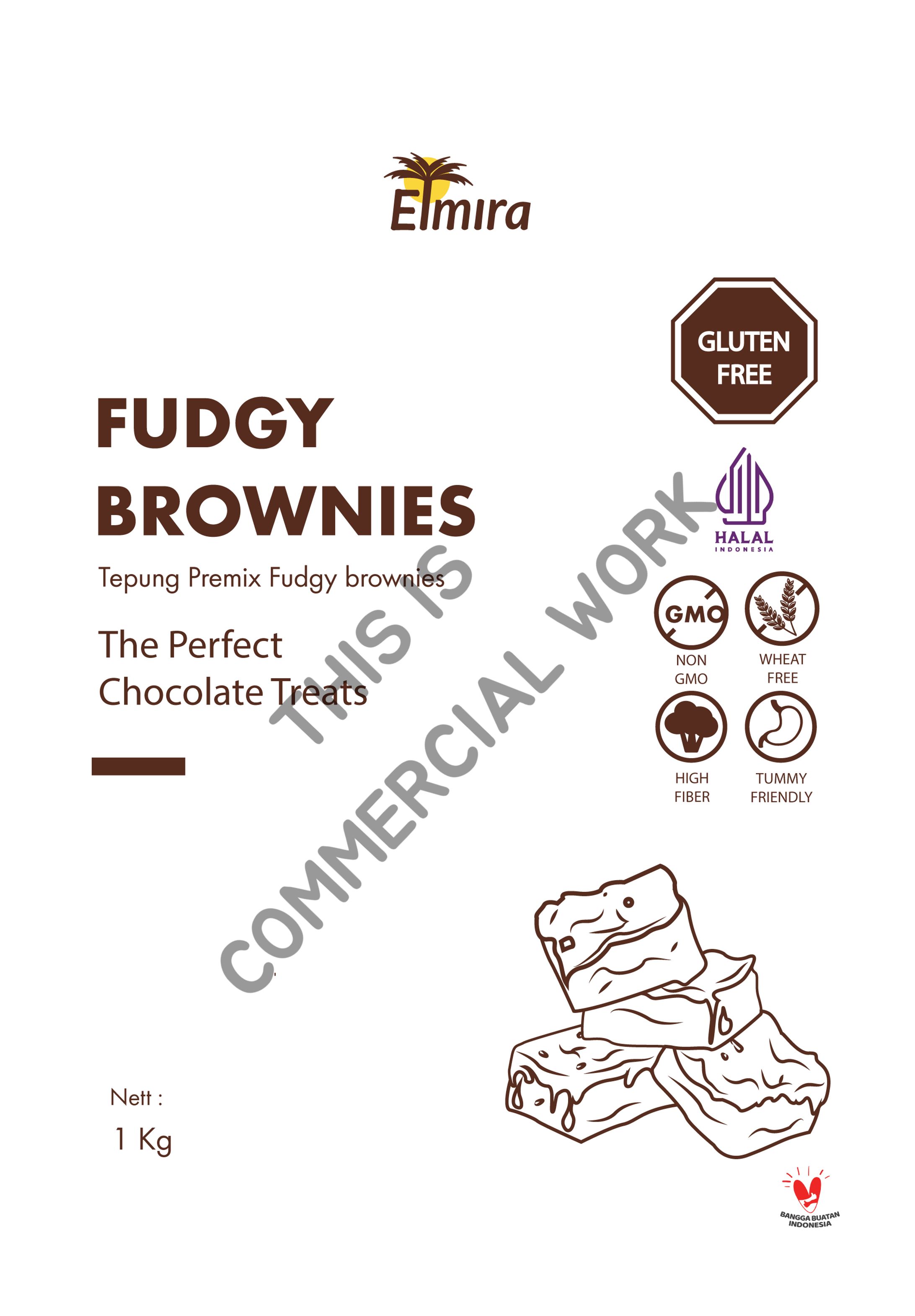 [Packaging] Elmira Fudgy Brownies -1