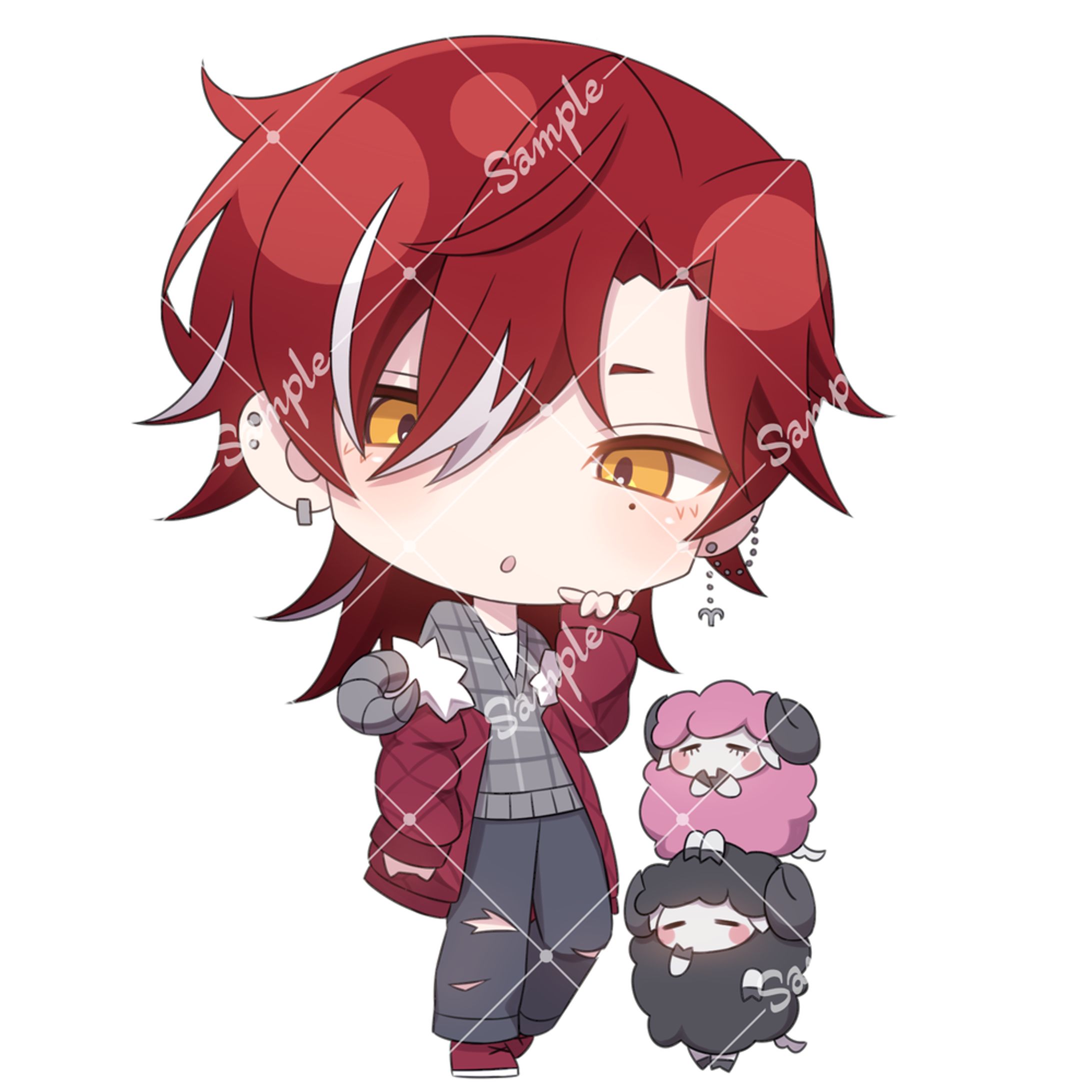 【藍様】デフォルメイラスト-1