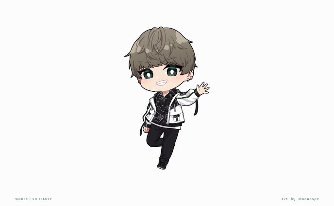 安藤えいり　SDイラスト