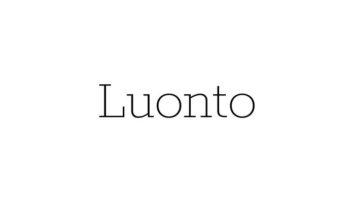ロゴ制作　Hair salon Luonto様