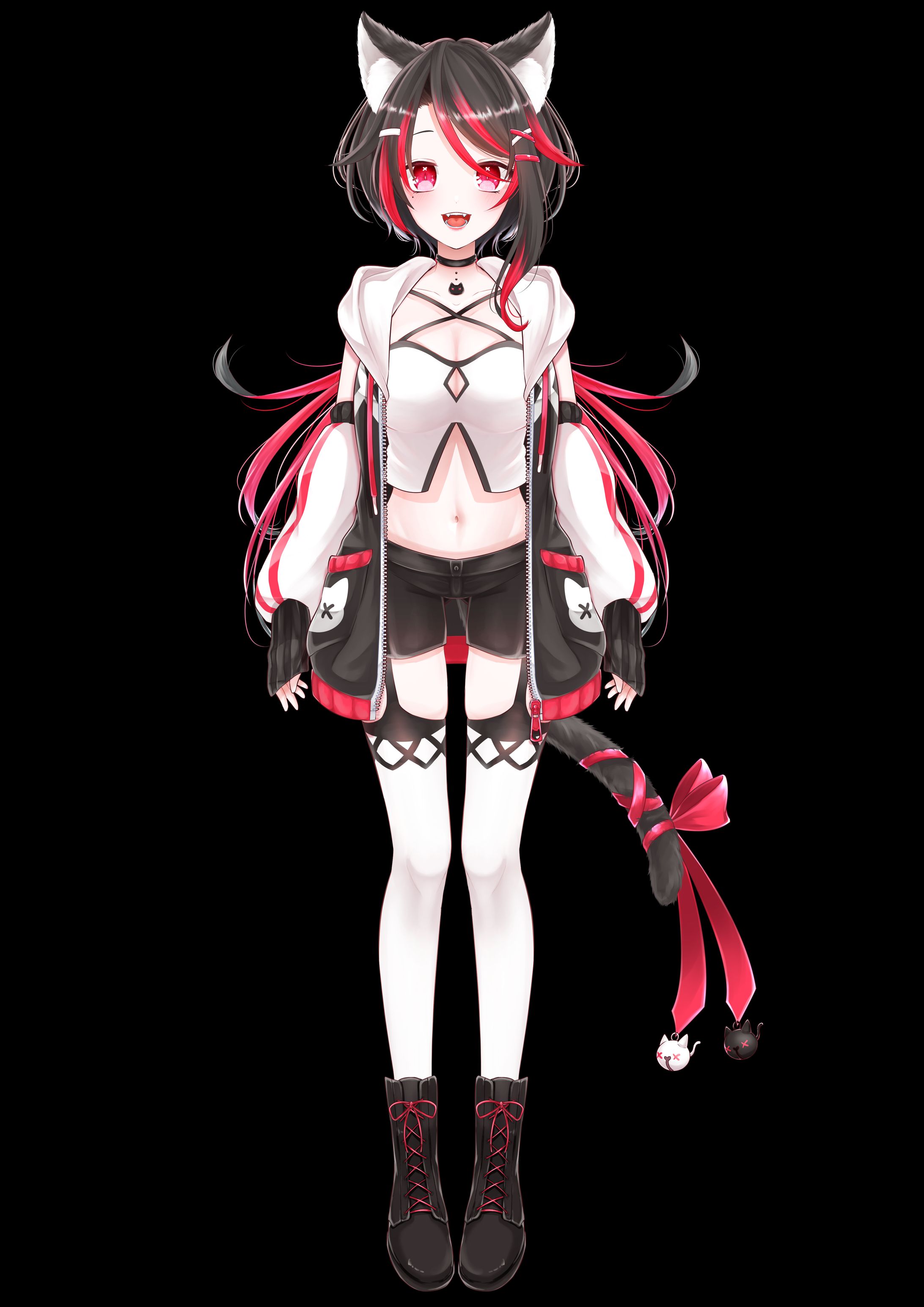 自主制作：Vtuber パーツ分けイラスト-1