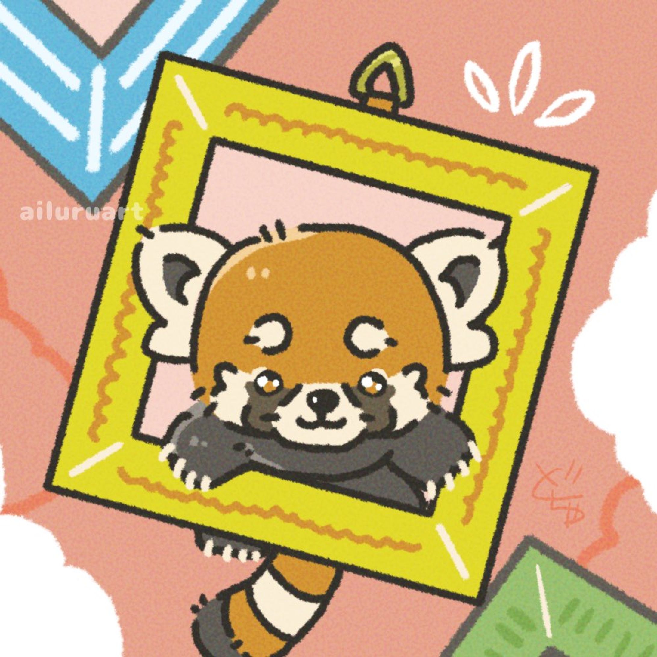 レッサーパンダは芸術-1