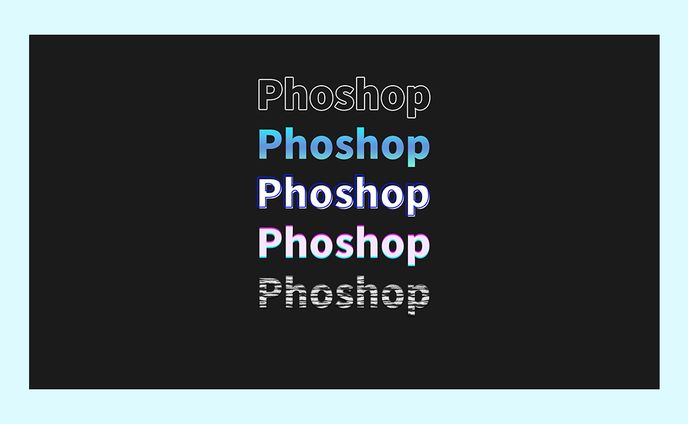 【サムネイル】文字加工パターン