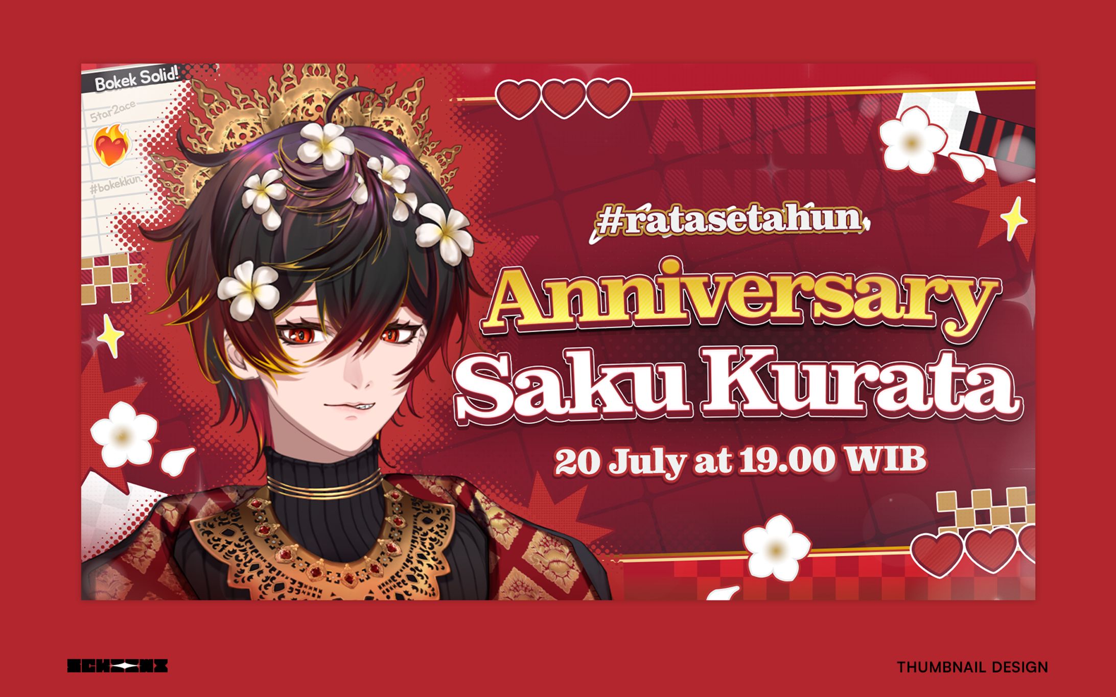 Saku Kurata Anniversary #ratasetahun - THUMBNAIL DESIGN-1