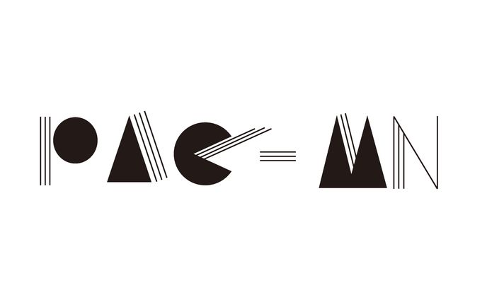 パックマンロゴデザイン