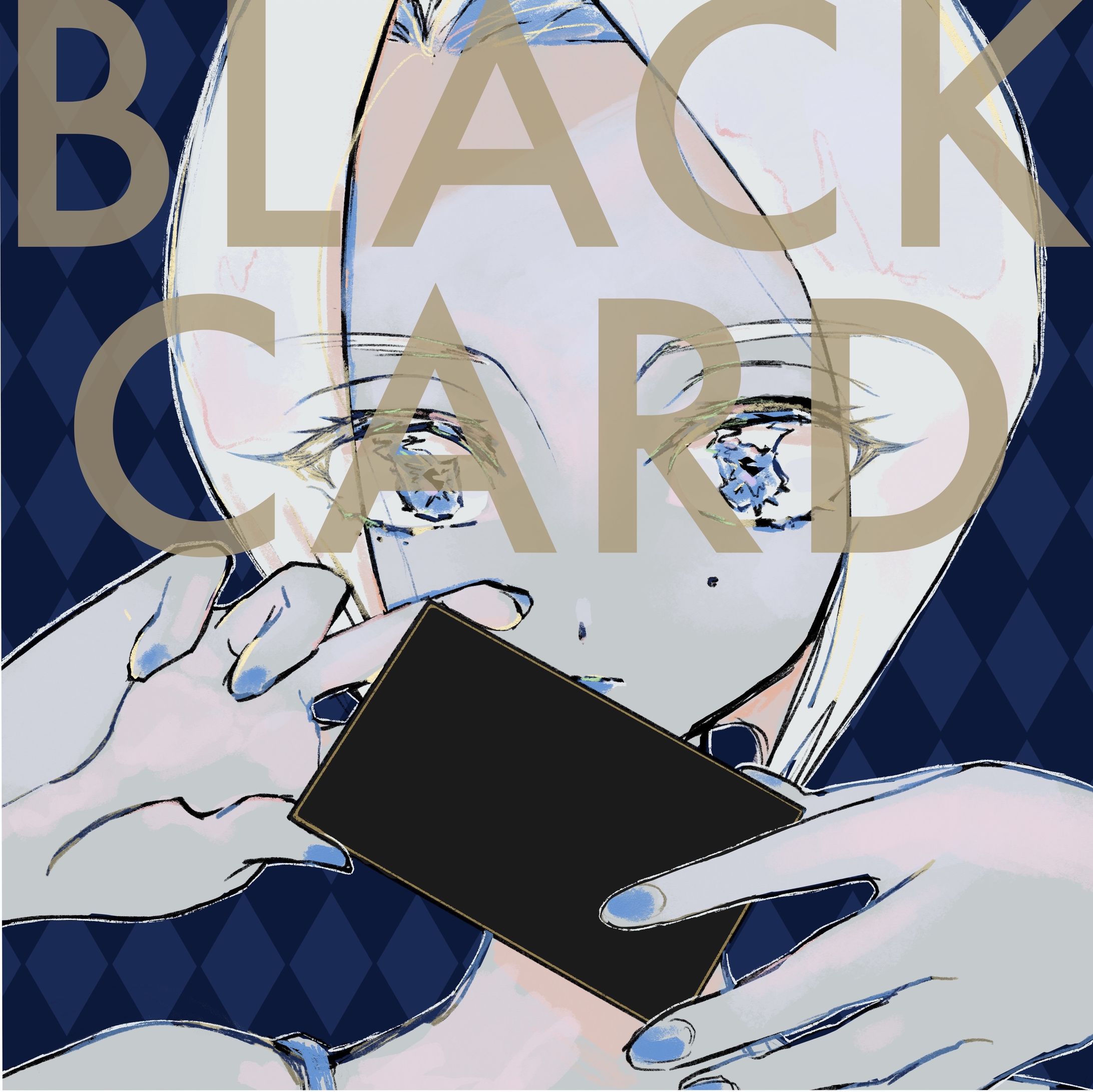 今井舞衣「BLACK CARD」ジャケットイラスト-1